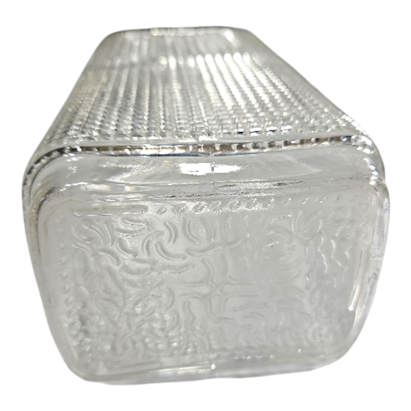 Vintage Circleware Frigo Glass Pitcher Textured Clear Retro Water Juice Carafe - Picture 5 of 9